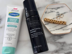 Revision skincare and Cetaphil gentle clear products